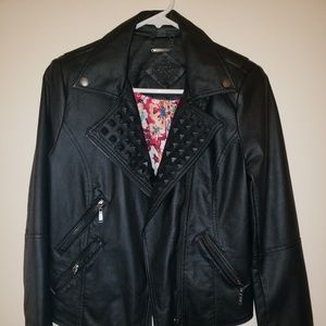 Leather Studded Jacket